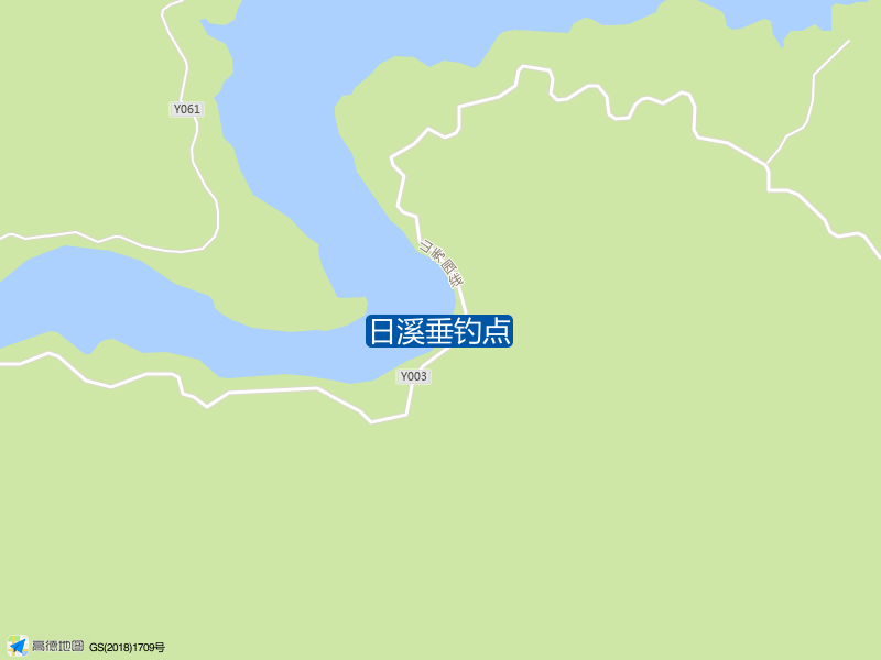 山秀园线西侧日溪垂钓点钓鱼点实景照片