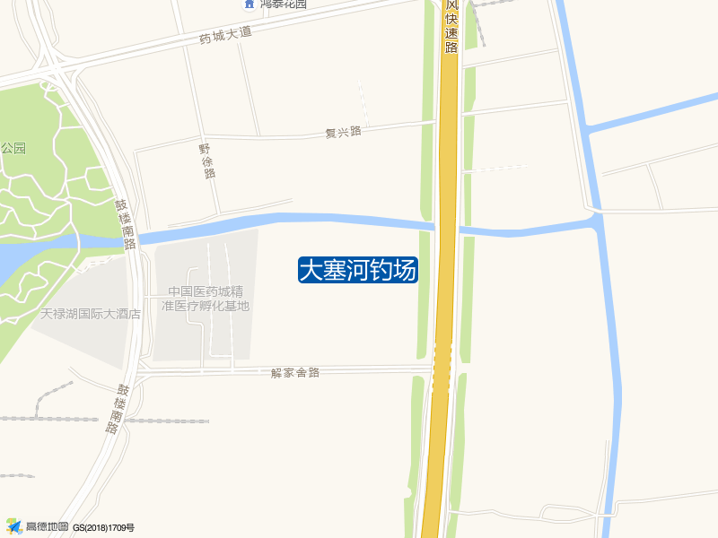 江苏省泰州市高港区振兴路大塞河大塞河钓场钓鱼点实景照片