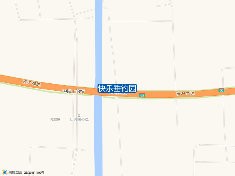 G2京沪高速北30米快乐垂钓园钓鱼点实景照片