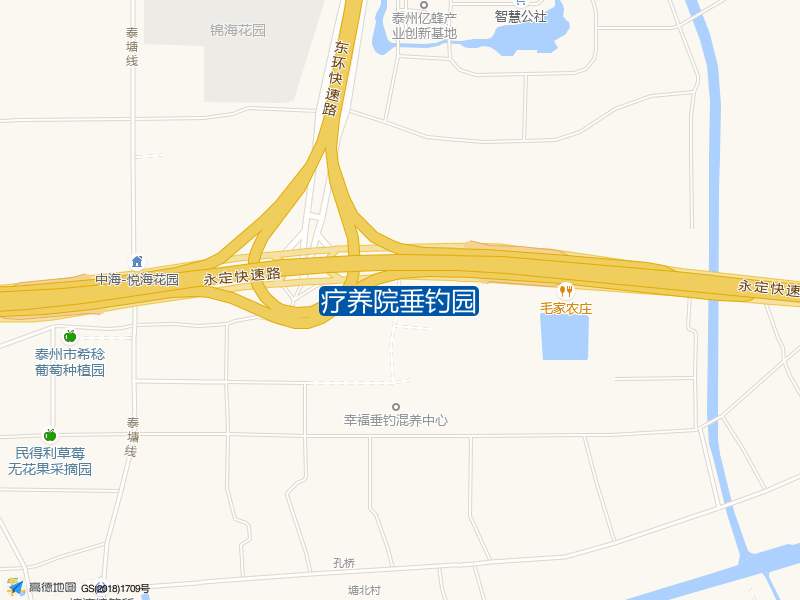 永定东路与泰安路交叉口东南180米疗养院垂钓园钓鱼点实景照片