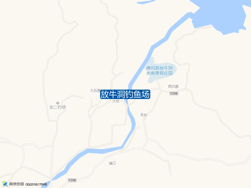 放牛洞清水综合垂钓场南侧140米放牛洞钓鱼场钓鱼点实景照片