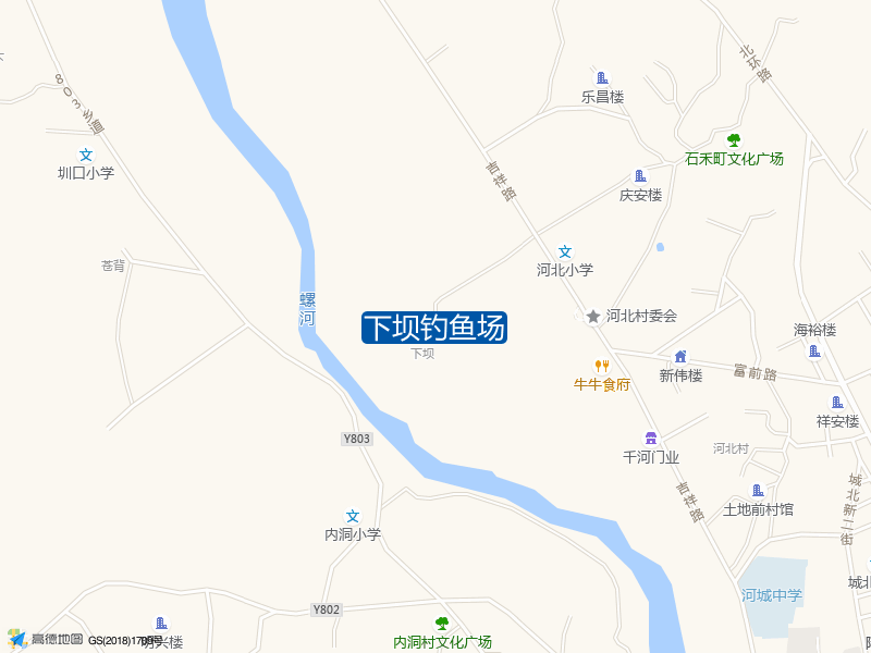 吉祥路与富前路交叉口西360米下坝钓鱼场钓鱼点实景照片