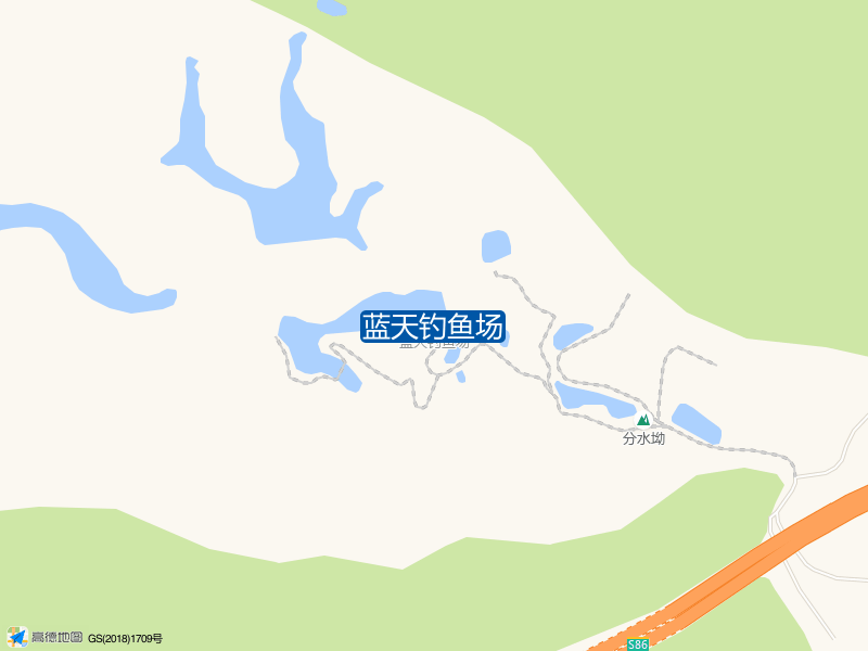 观澜镇章阁村边防路蓝天钓鱼场钓鱼点实景照片