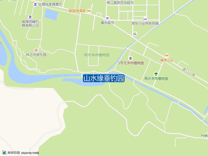 里口山山水缘垂钓园钓鱼点实景照片