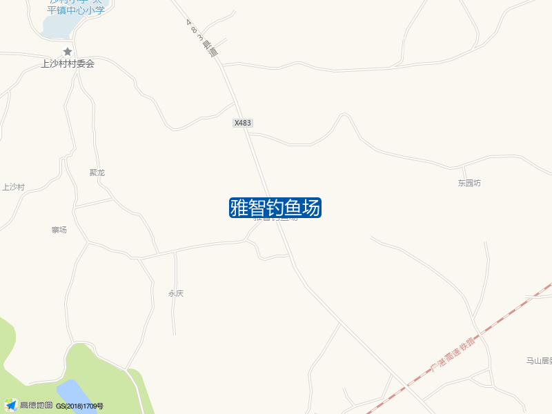 置和沙场东北侧50米雅智钓鱼场钓鱼点实景照片