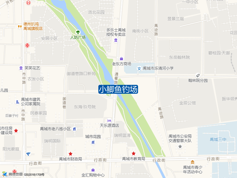 小鲫鱼钓场钓点照片