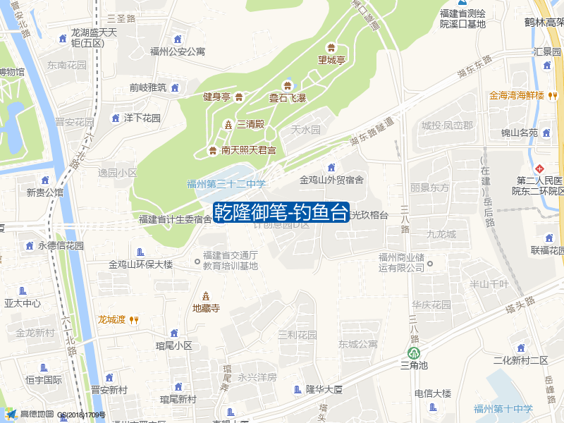 院前路与三角池巷交叉口北240米乾隆御笔-钓鱼台钓鱼点实景照片