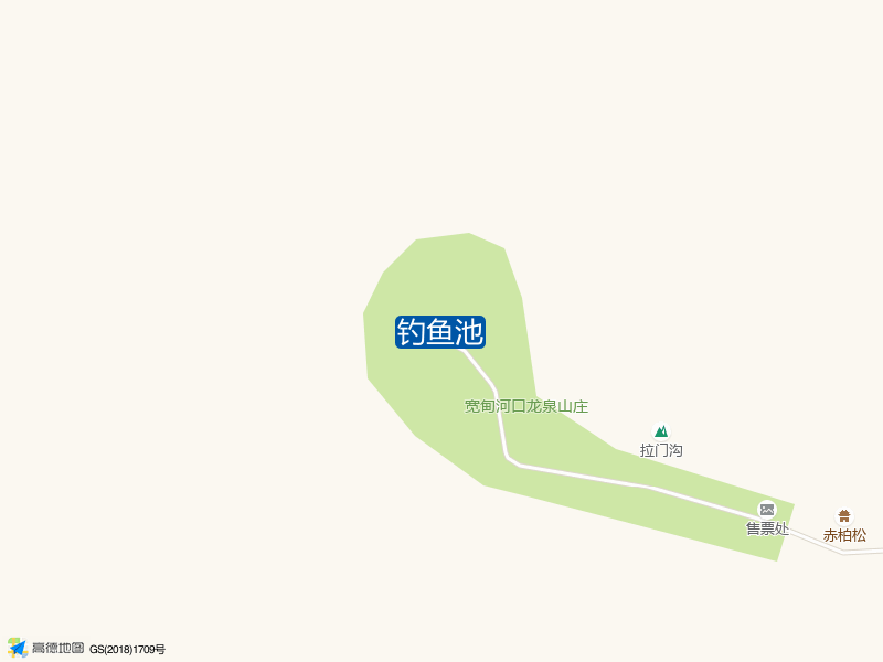 龙泉山庄-客房东侧70米钓鱼池钓鱼点实景照片