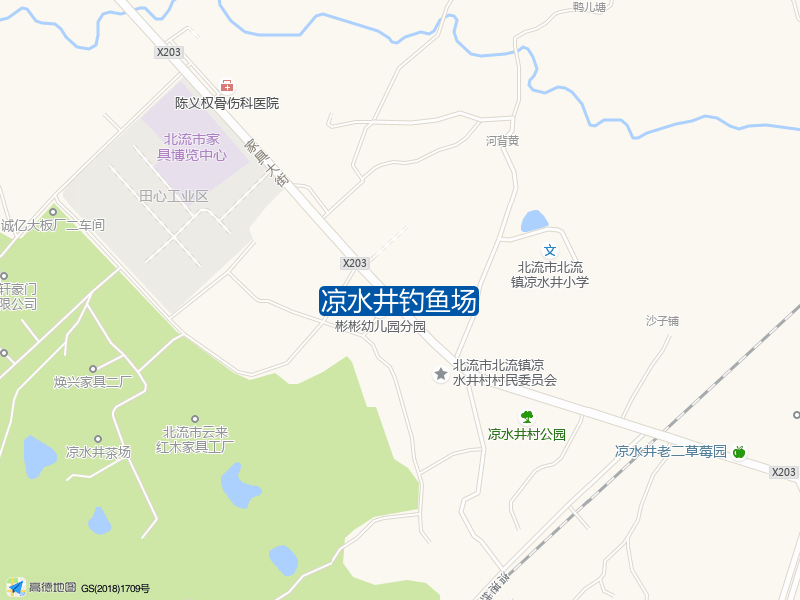 凉水井钓鱼场钓点照片