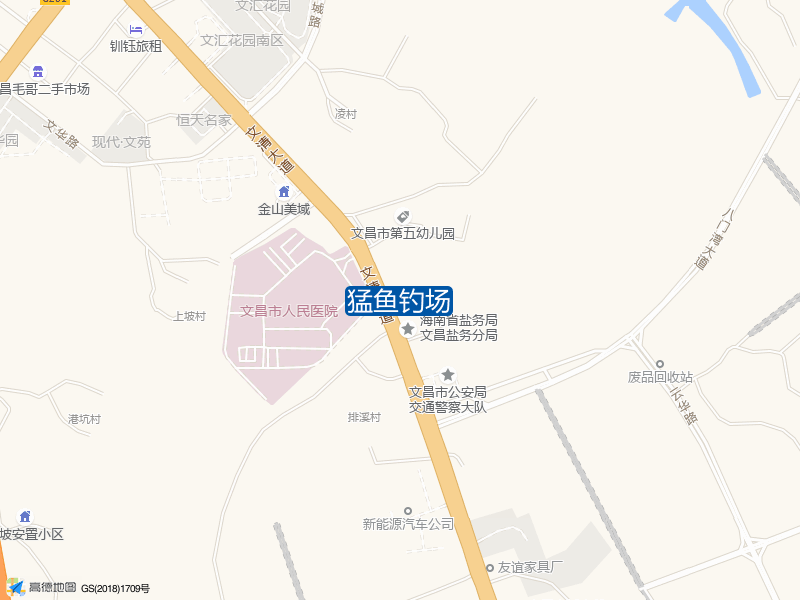 文清大道61号猛鱼钓场钓鱼点实景照片