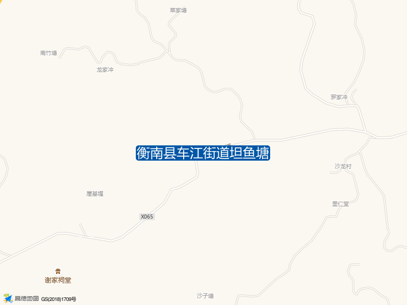 衡南县车江街道坦鱼塘钓点照片