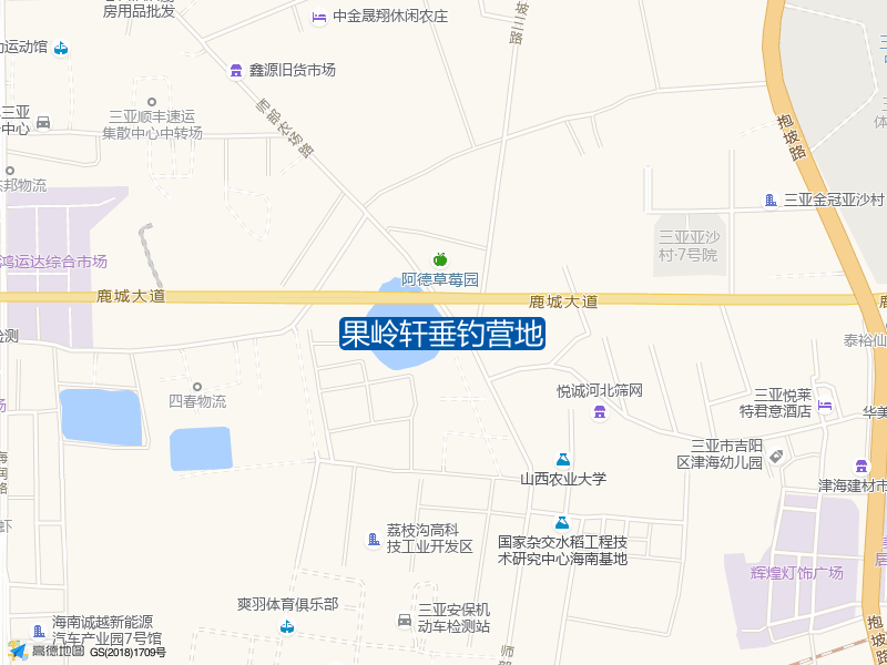 师部农场路与鹿城大道交叉口南60米果岭轩垂钓营地钓鱼点实景照片