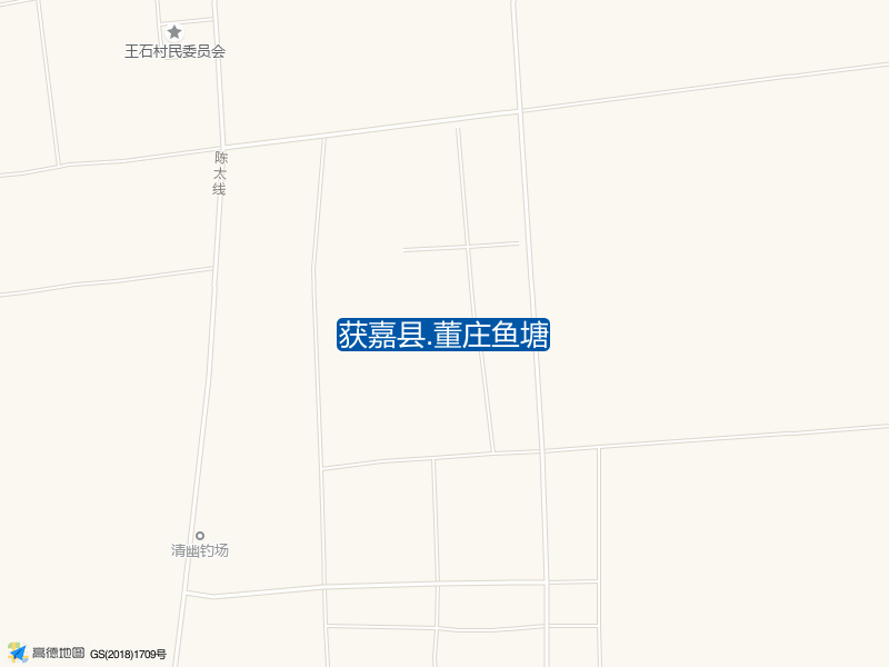 获嘉县.董庄鱼塘钓点照片