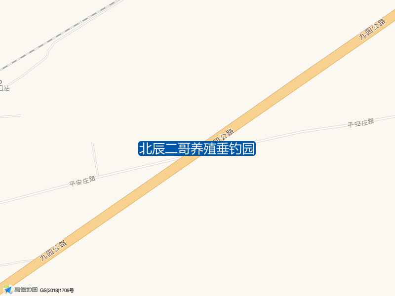 九园公路西北侧北辰二哥养殖垂钓园钓鱼点实景照片