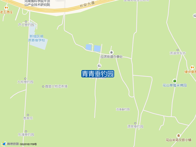 青青垂钓园钓点照片