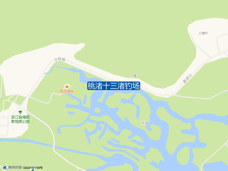 桃江路竹庵桃渚十三渚钓场钓鱼点实景照片