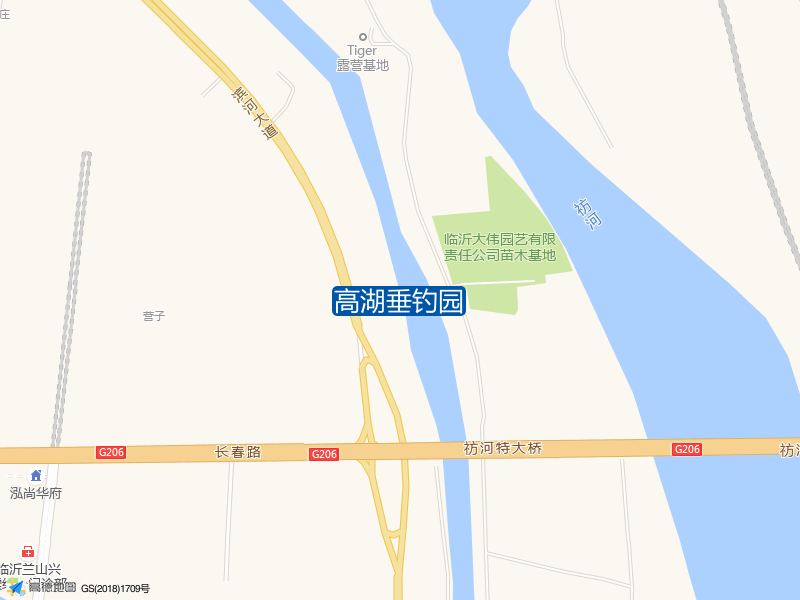 义堂镇营子村滨河西路与长春路大桥交汇北500米高湖垂钓园钓鱼点实景照片