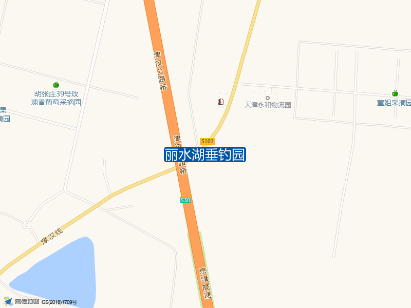 中国石化东湖加油站南侧190米丽水湖垂钓园钓鱼点实景照片