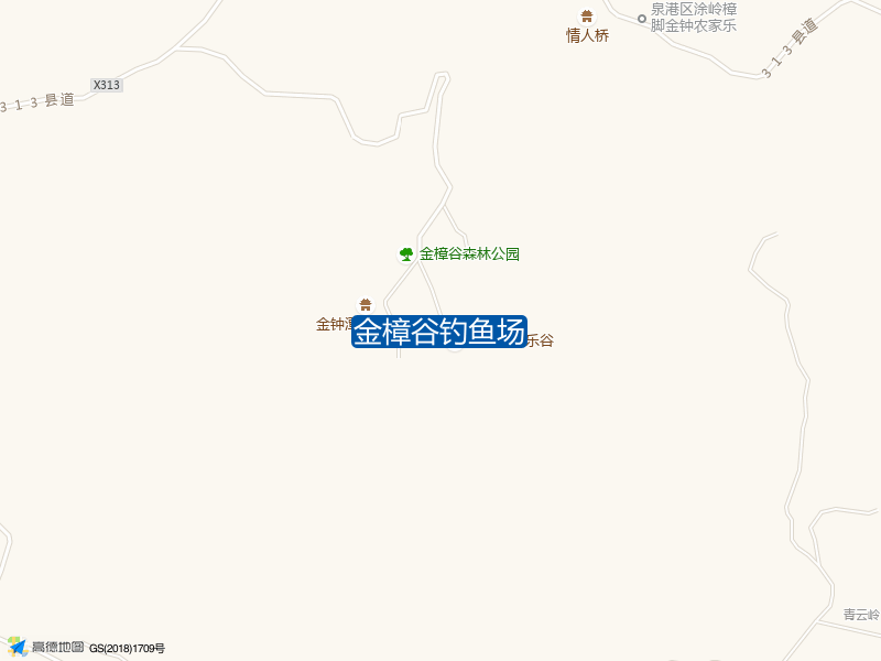 涂岭镇樟角村78号金樟谷钓鱼场钓鱼点实景照片