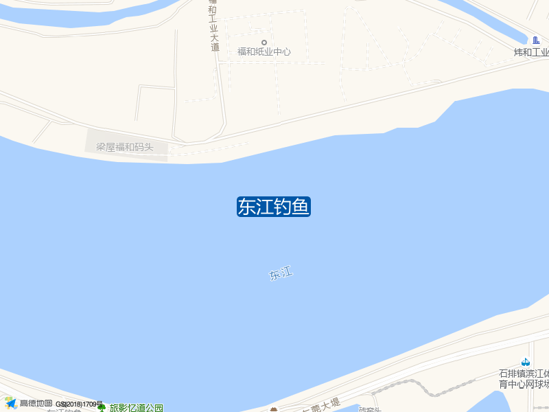 东江钓鱼钓点照片