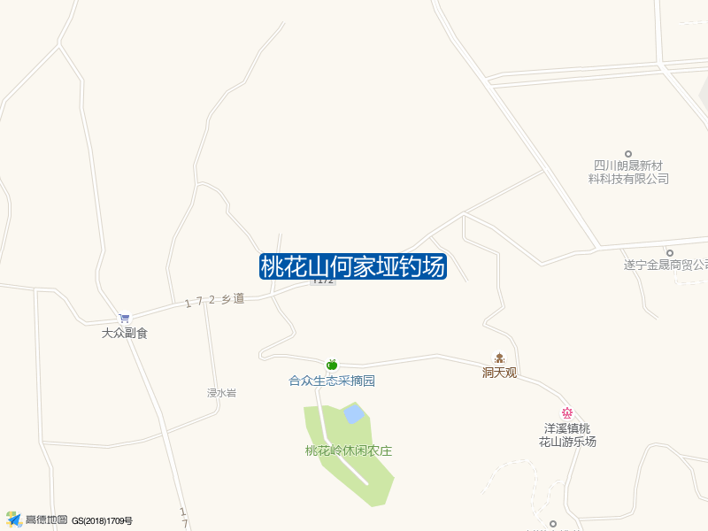 桃花山何家垭钓场钓点照片