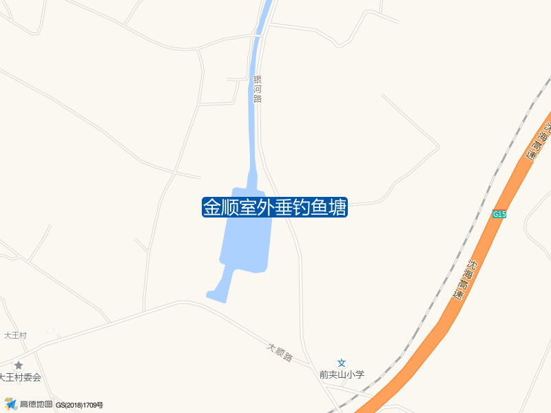 银河路与大顺路交叉口北440米金顺室外垂钓鱼塘钓鱼点实景照片