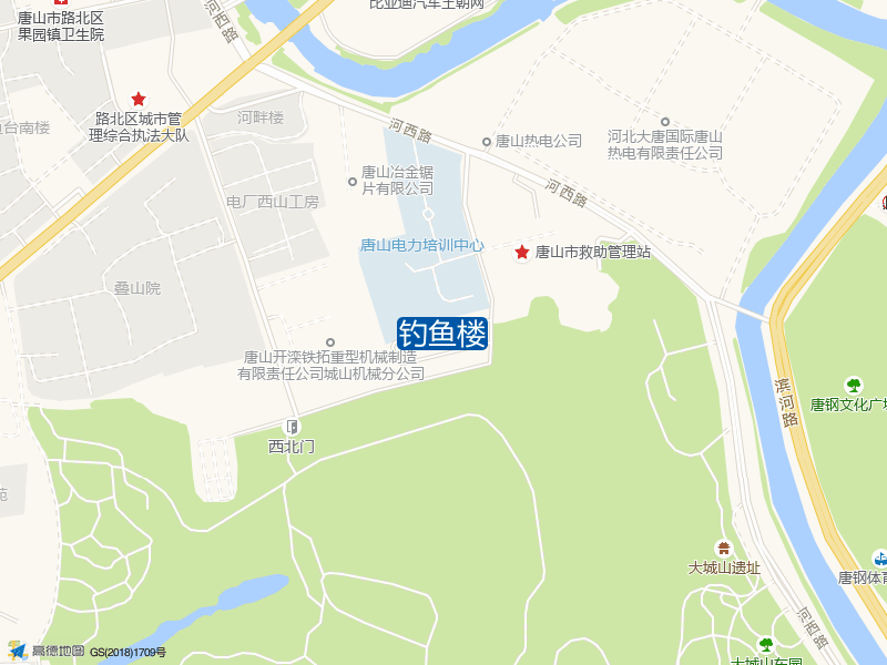 城山楼北侧钓鱼楼钓鱼点实景照片