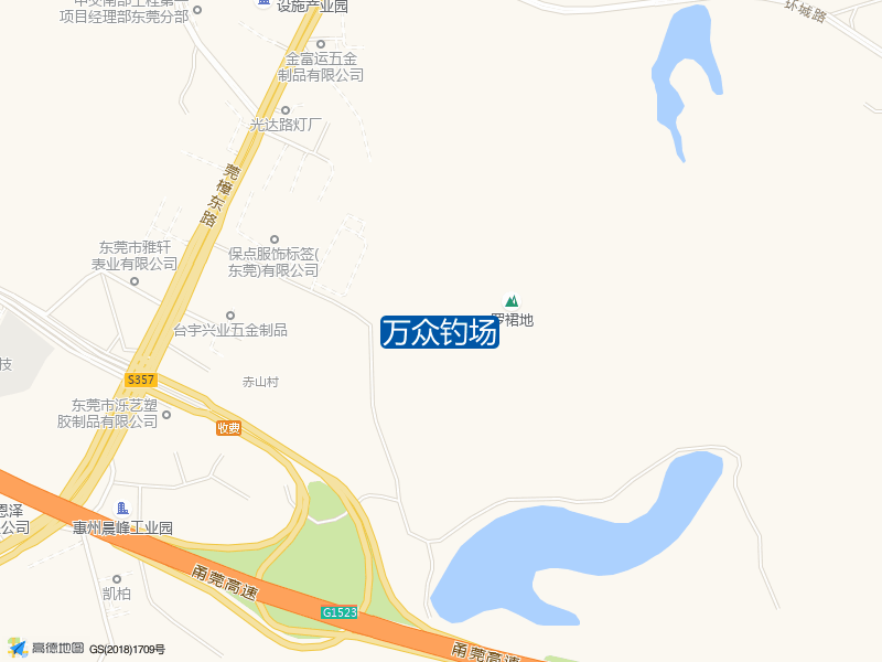 万众钓场钓点照片