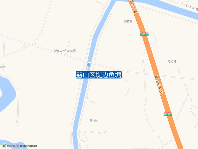 赫山区堤边鱼塘钓点照片