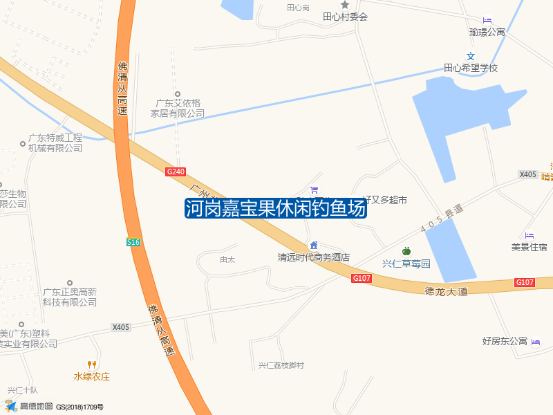 河岗嘉宝果休闲钓鱼场钓点照片