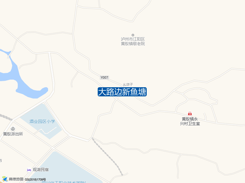 大路边新鱼塘钓点照片