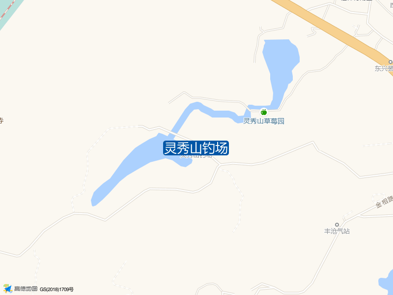 灵秀镇灵秀山水库灵秀山钓场钓鱼点实景照片