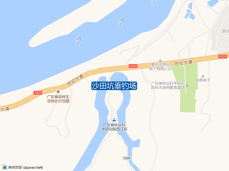 249乡道与世纪大道交叉口南120米沙田坑垂钓场钓鱼点实景照片