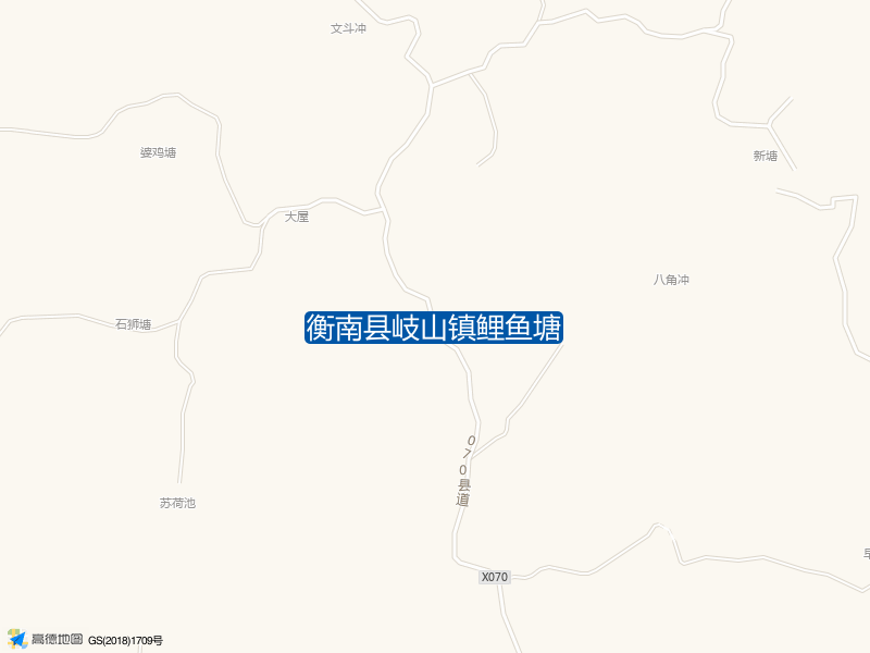 衡南县岐山镇鲤鱼塘钓点照片