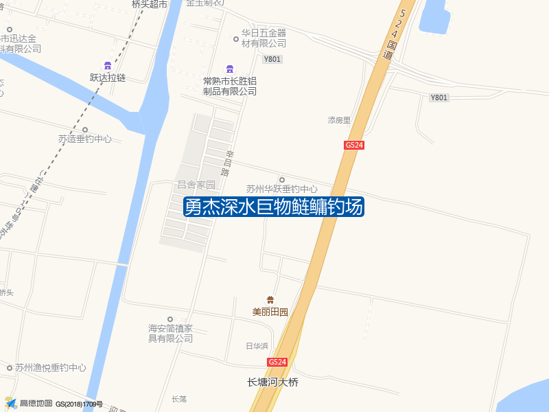 辛吕路与东蒋路交叉口东160米勇杰深水巨物鲢鳙钓场钓鱼点实景照片