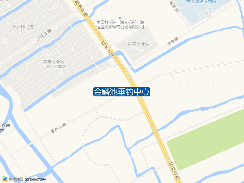 曹新公路与胜辛北路交叉口西80米金鳞池垂钓中心钓鱼点实景照片