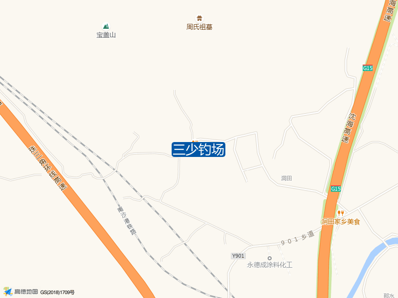 鹤山三多农荘东南侧三少钓场钓鱼点实景照片