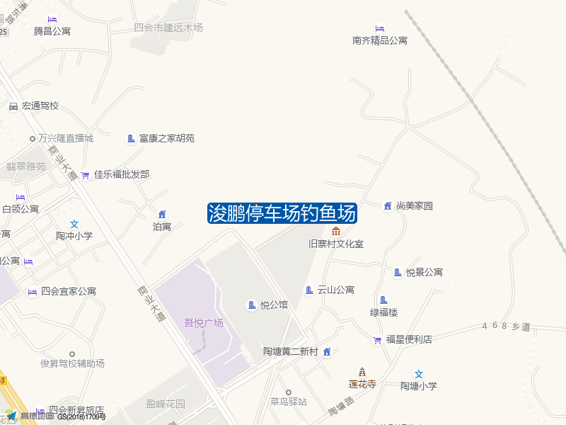 金星路与商业大道交叉口东北480米浚鹏停车场钓鱼场钓鱼点实景照片