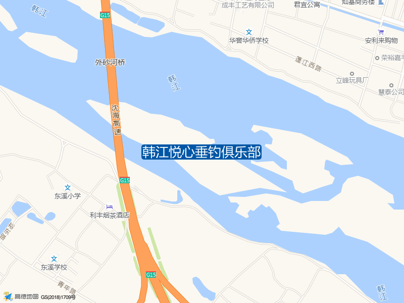 广东省汕头市龙湖区韩江悦心垂钓俱乐部钓鱼点实景照片