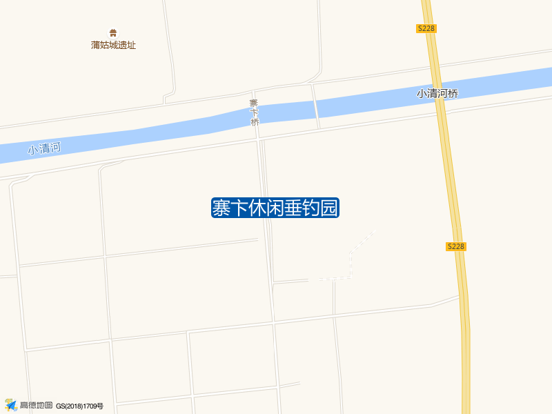 山东省滨州市博兴县蒲菇三路与兴滨三路交叉口东北方向615米寨卞休闲垂钓园钓鱼点实景照片