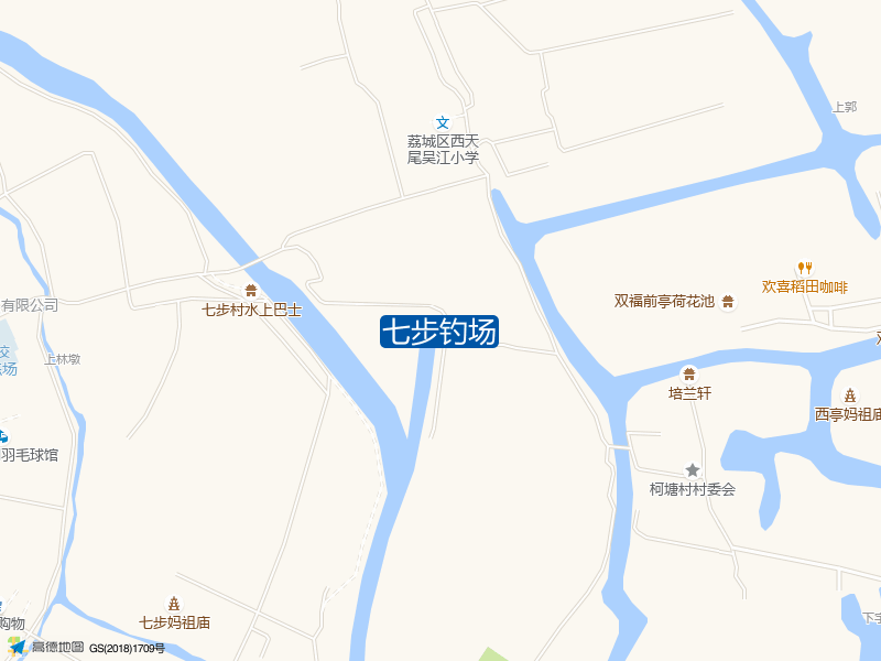 吴江小学南300米七步钓场钓鱼点实景照片