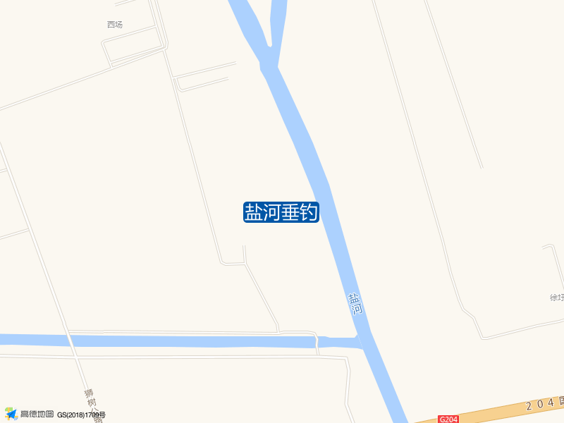 江苏省连云港市海州区盐河垂钓钓鱼点实景照片