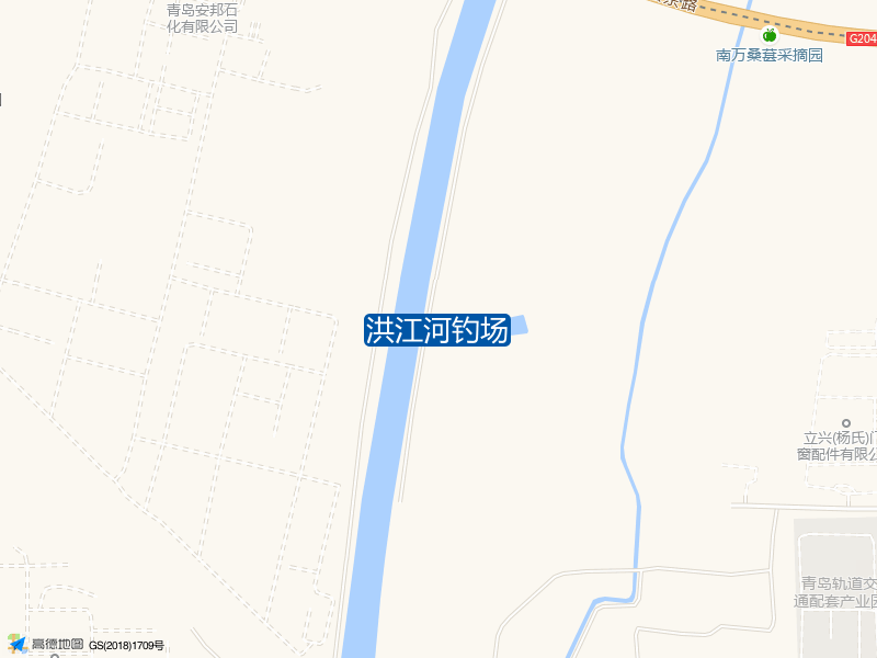 山东省青岛市城阳区裕园七路洪江河钓场钓鱼点实景照片