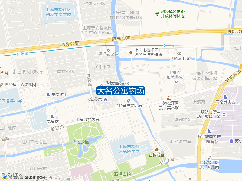上海市松江区鼓浪路大名公寓钓场钓鱼点实景照片
