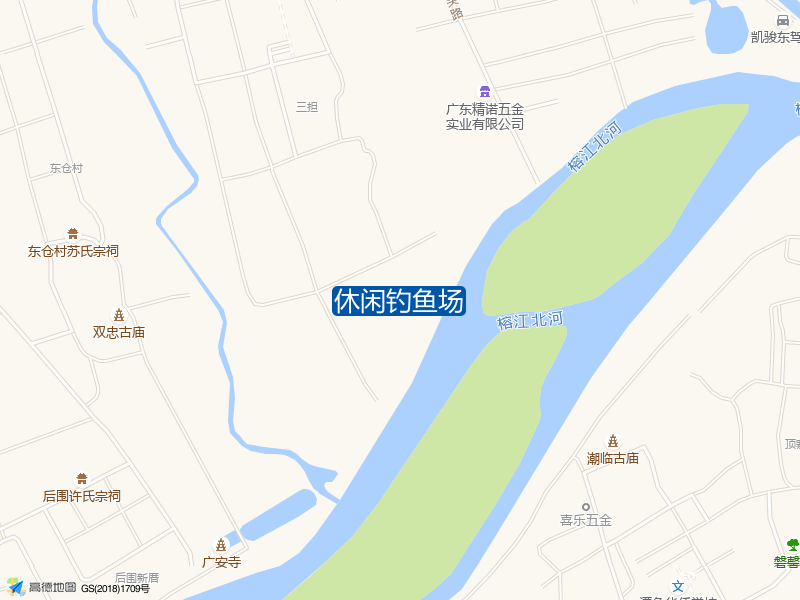 广东省揭阳市揭东区锡场镇休闲钓鱼场钓鱼点实景照片