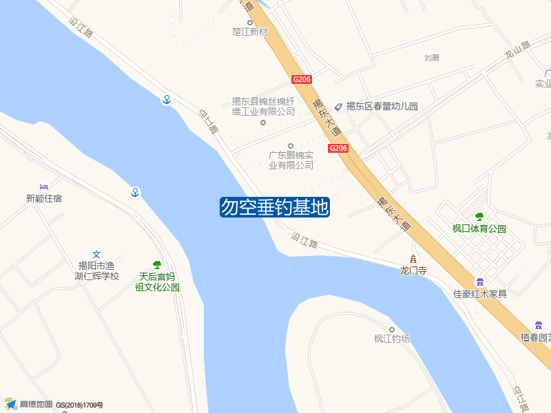 广东省揭阳市榕城区天福东路003号勿空垂钓基地钓鱼点实景照片