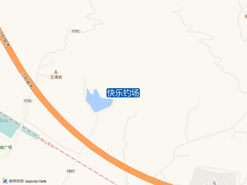 广东省揭阳市揭东区807乡道快乐钓场钓鱼点实景照片