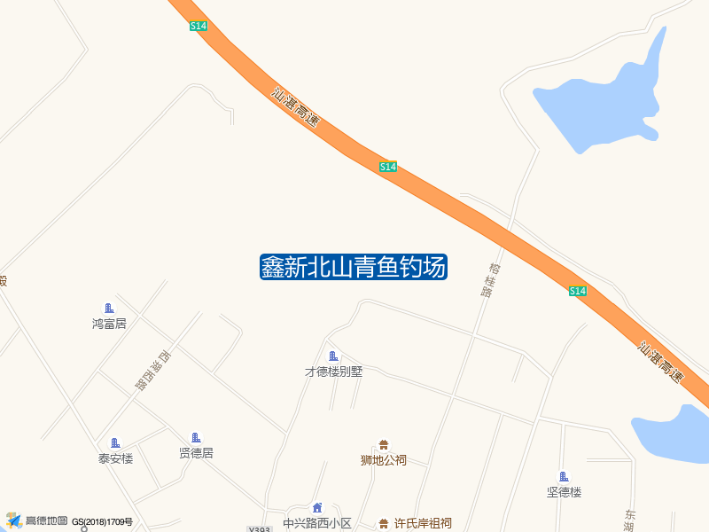 广东省揭阳市普宁市Y325鑫新北山青鱼钓场钓鱼点实景照片