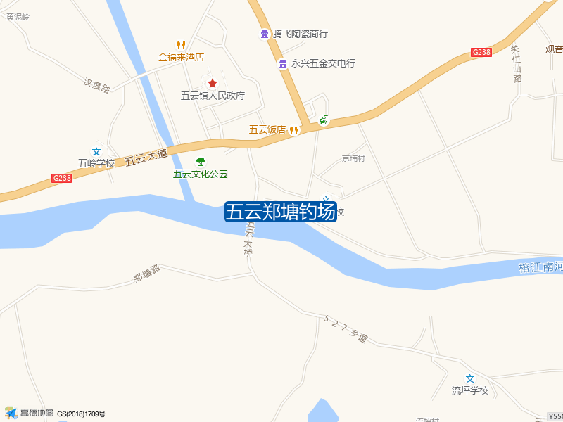 广东省揭阳市揭西县五云镇郑塘村委后面径门下营背顶路五云郑塘钓场钓鱼点实景照片