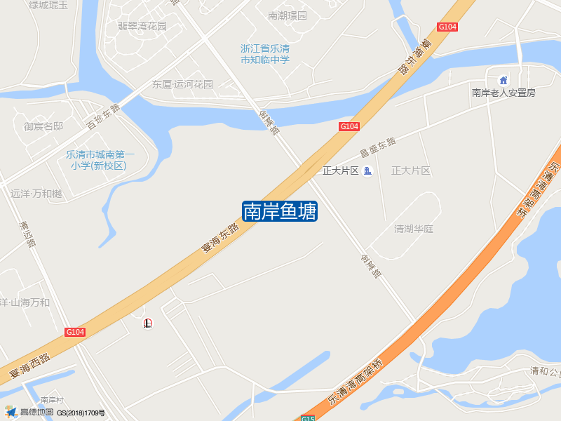 浙江省温州市乐清市城南街道南岸村永康路18号南岸鱼塘钓鱼点实景照片